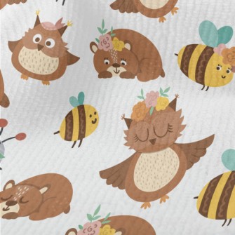 Brown Owl And Bear Terry