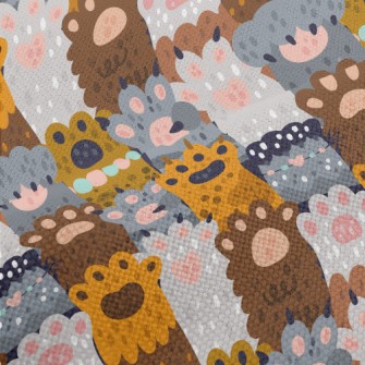 Round And Plump Cat Paw Performance Linen