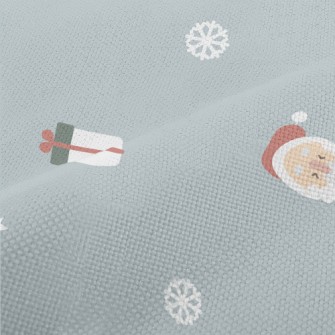 Small Round Santa Claus And El Performance Linen