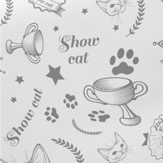 Realistic Line Drawing Of Cat Twill
