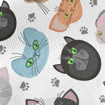 Big Eyes Cat Head Standard Corduroy