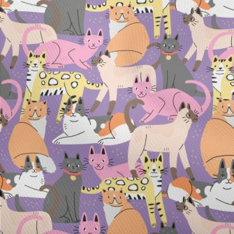 Elegant Colorful Cats Dobby