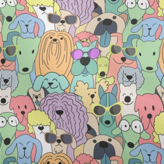 Dogs In Simple Colors Dobby