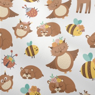 Brown Owl And Bear Dobby