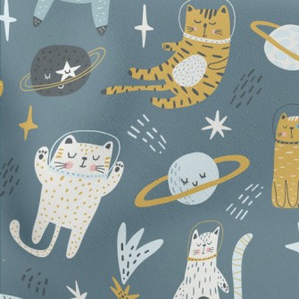 Cat Floating In Space Stretch Ponte