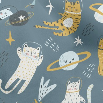 Cat Floating In Space Micro Fleece
