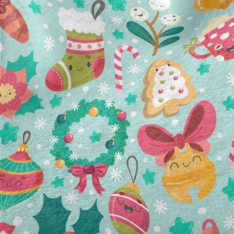 Happy Christmas Items Minky