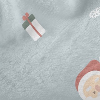 Small Round Santa Claus And El Minky