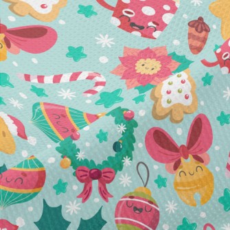 Happy Christmas Items Piqué