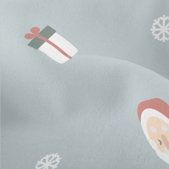 Small Round Santa Claus And El Lightweight Performance Linen