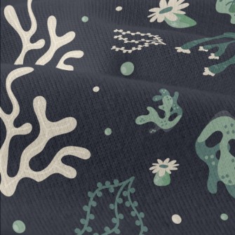 Green Floating Corals Modern Jersey