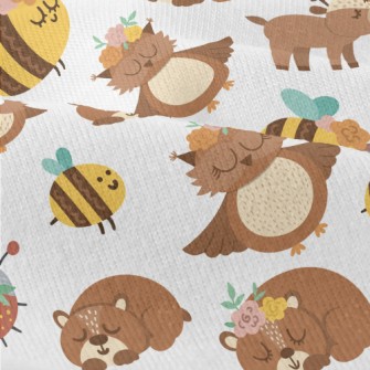 Brown Owl And Bear Modern Jersey