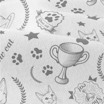 Realistic Line Drawing Of Cat Modern Jersey