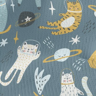Cat Floating In Space Stretch Jersey
