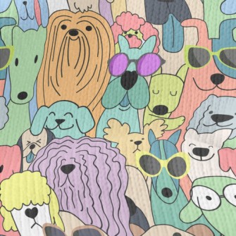 Simple Color Dog Stretch Jersey