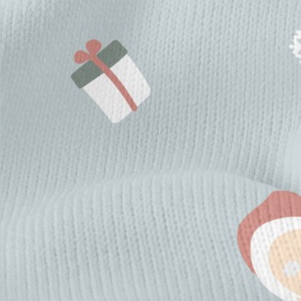 Small Round Santa Claus And El Stretch Jersey