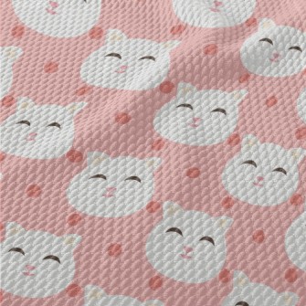 Smiling Cat Birdseye Piqué