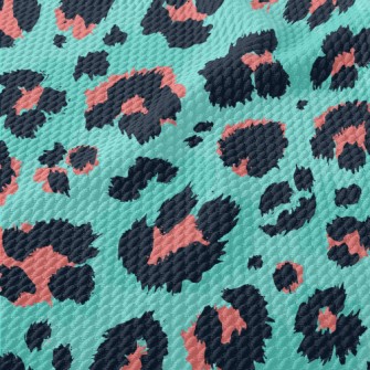 Wild And Detailed Leopard Prin Birdseye Piqué