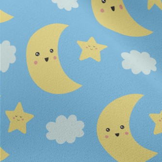 Happy Moon And Stars Chiffon