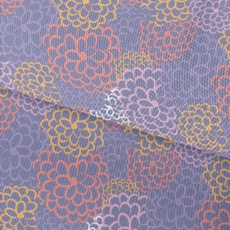 Colorful Lines Of Flowers Waterproof Oxford