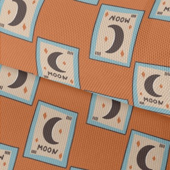 90s Retro Card Moon Waterproof Oxford
