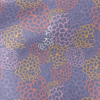 Colorful Lines Of Flowers Waterproof Canvas