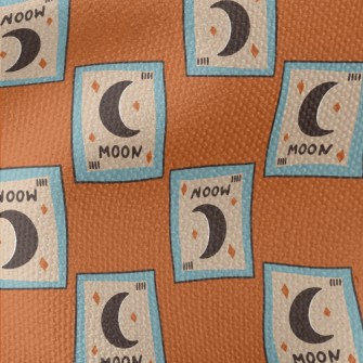 90s Retro Card Moon Waterproof Canvas