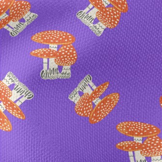 Hand Drawn Magic Mushrooms Waterproof Canvas