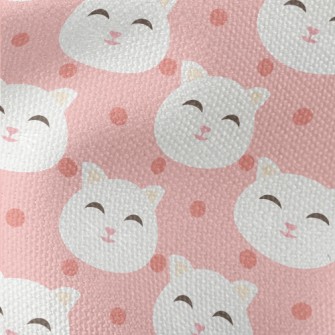 Smiling Cat Waterproof Canvas