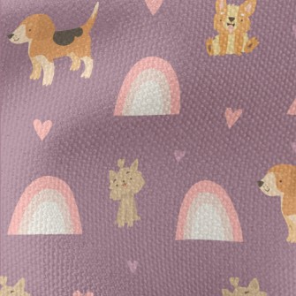 Silly Cute Dog Waterproof Canvas