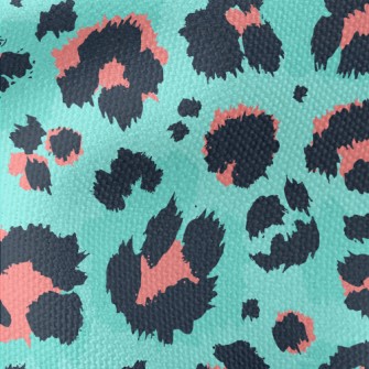 Wild And Detailed Leopard Prin Waterproof Canvas