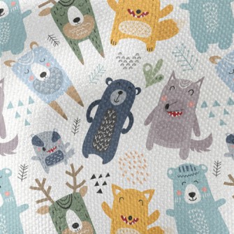 Fairy Tale Cute Animals Waterproof Canvas