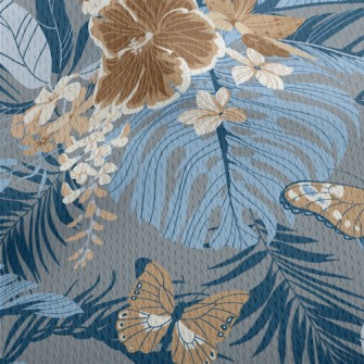 Gorgeous And Delicate Flowers Athletic Mesh Flat Back