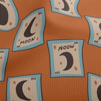 90s Retro Card Moon Athletic Mesh Flat Back