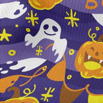 Laughing Pumpkin And Ghost Terry
