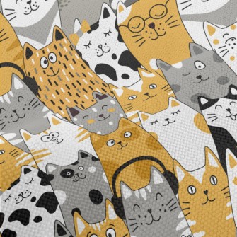 Cute And Silly Cat Performance Linen