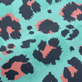 Wild And Detailed Leopard Prin Performance Linen