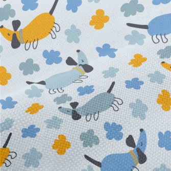 Dog With Long Color Blocks Performance Linen