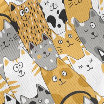 Cute And Silly Cat Standard Corduroy