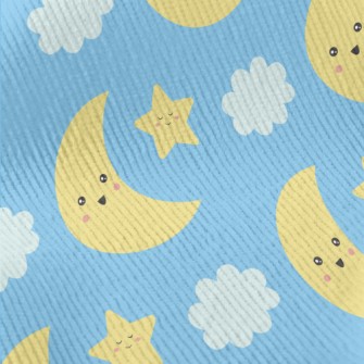 Happy Moon And Stars Standard Corduroy