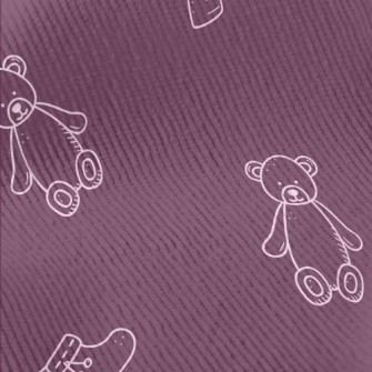 White Line Drawing Of Baby Pro Standard Corduroy