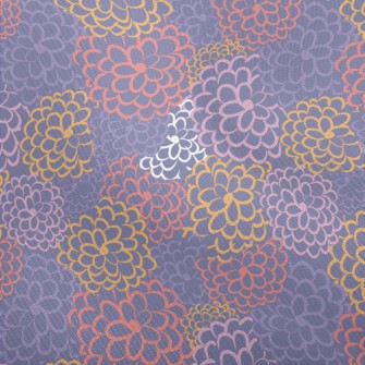 Colorful Lines Of Flowers Dobby