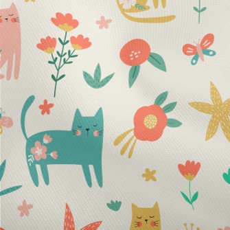 Noble And Elegant Floral Cat Dobby