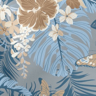 Gorgeous And Delicate Flowers Stretch Ponte