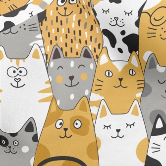 Cute And Silly Cat Micro Fleece