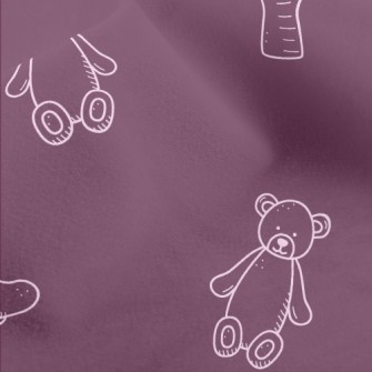 White Line Drawing Of Baby Pro Micro Fleece