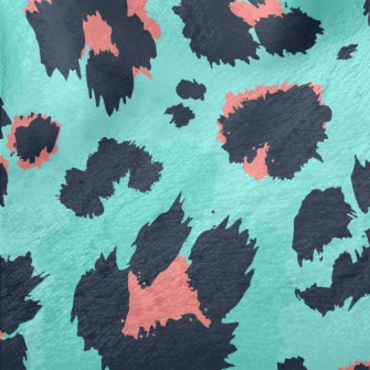 Wild And Detailed Leopard Prin Minky