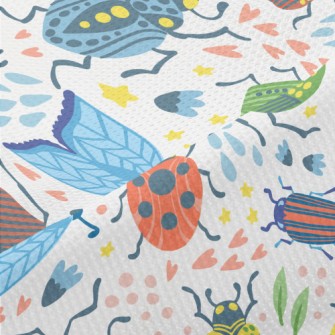 Colorful Insects Piqué
