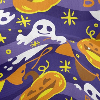 Laughing Pumpkin And Ghost Lightweight Performance Linen