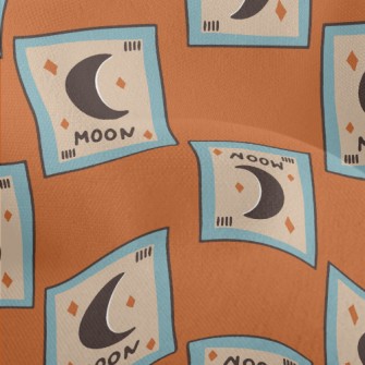 90s Retro Card Moon Lightweight Performance Linen